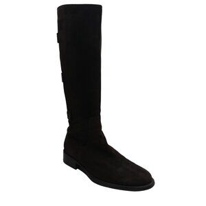 Aquatalia by Marvin K Brown Suede Unicorn Tall Riding Boots Womens 10